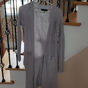 Gray cardigan